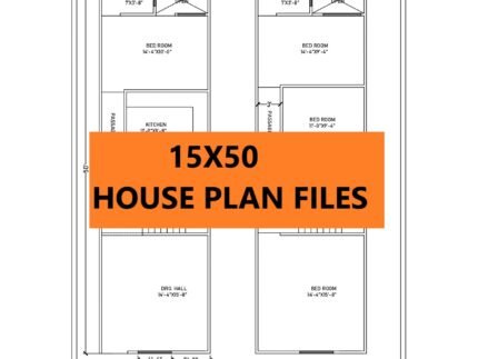 4bhk 750 sqft house plan