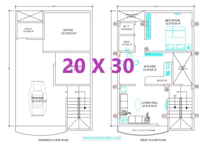 home plan 20 x 30