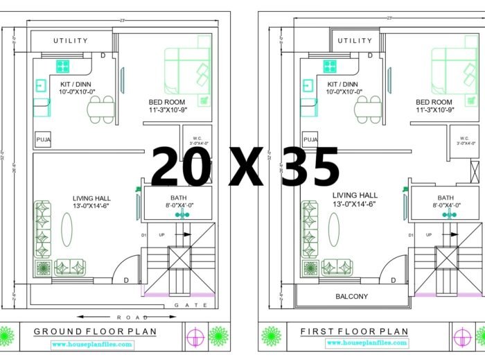 700 sqft house plan