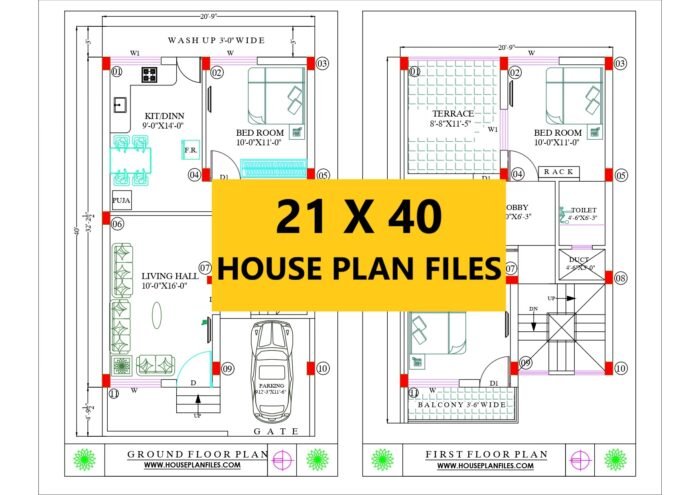 21*40 house plan