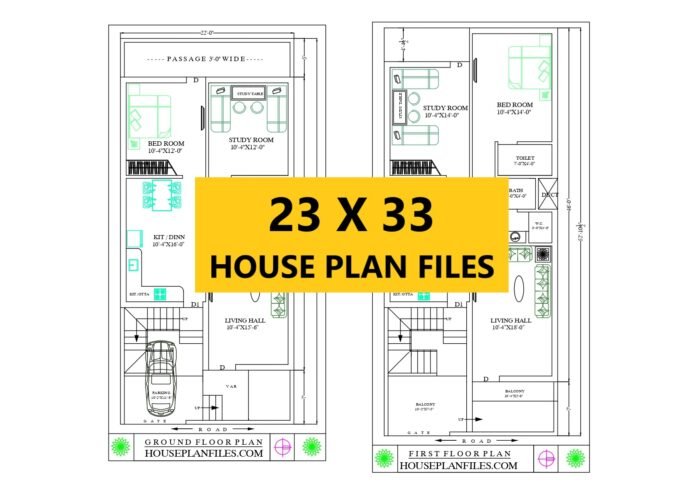 23 * 33 house plan