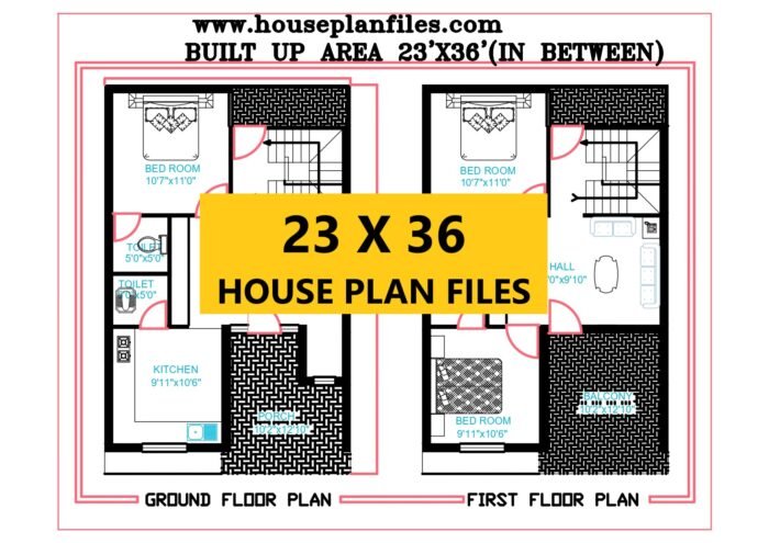 23 * 36 house plan