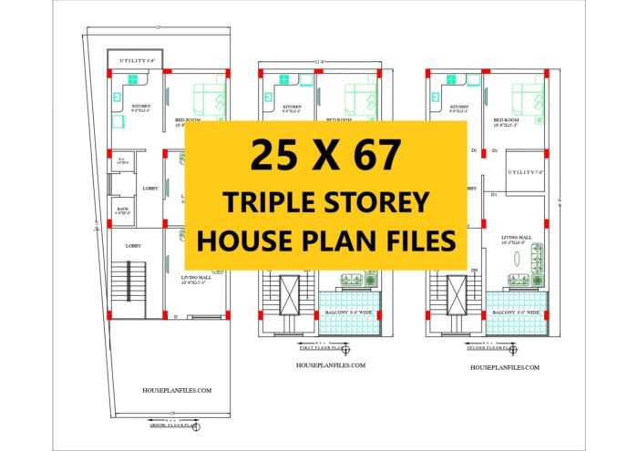 25 * 67 house plan