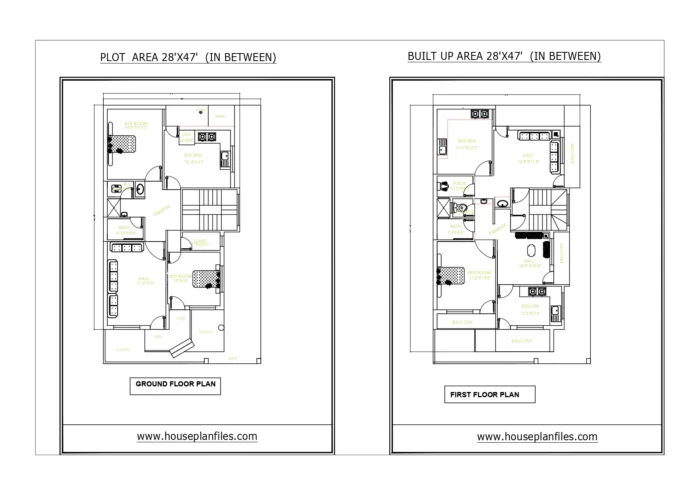 30 * 47 house plan