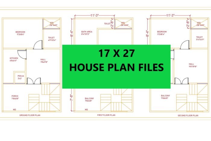 17x47 house plan