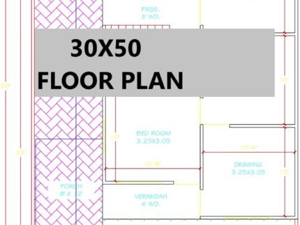 1500 sqft floor plan