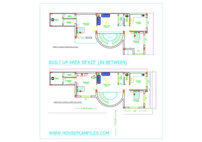 58x25 floor plan