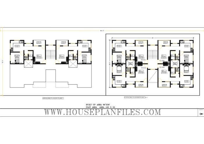 165x55 apartment plan