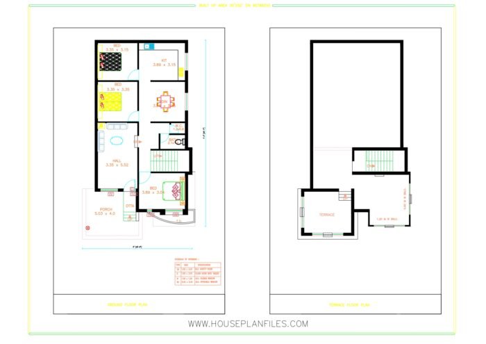 30*50 1 bhk house plan