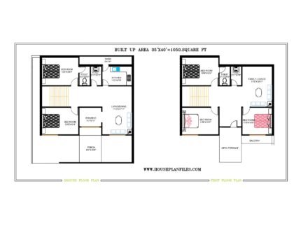 35*40 house plan