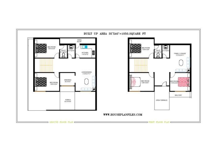 35*40 house plan