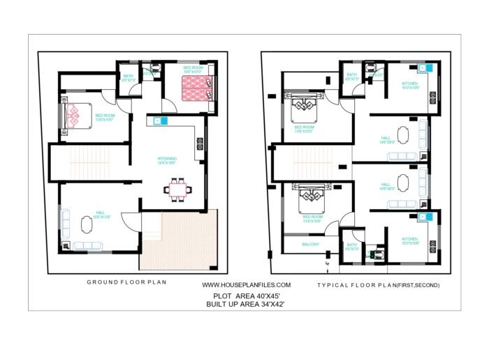 40x45 house plan