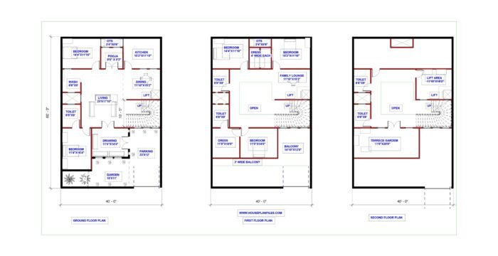 2400 sqft house plan