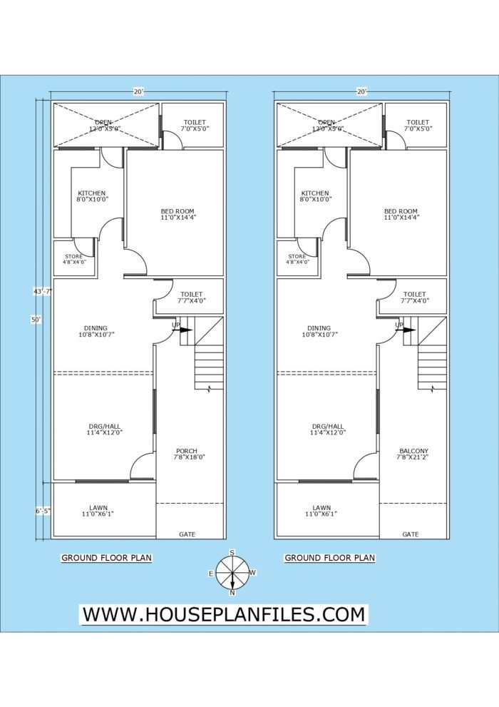 1000 swft house plan