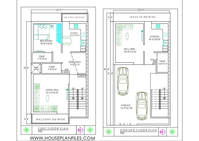 20 * 40 home plan