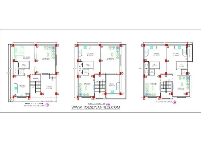 25 * 33 house plan