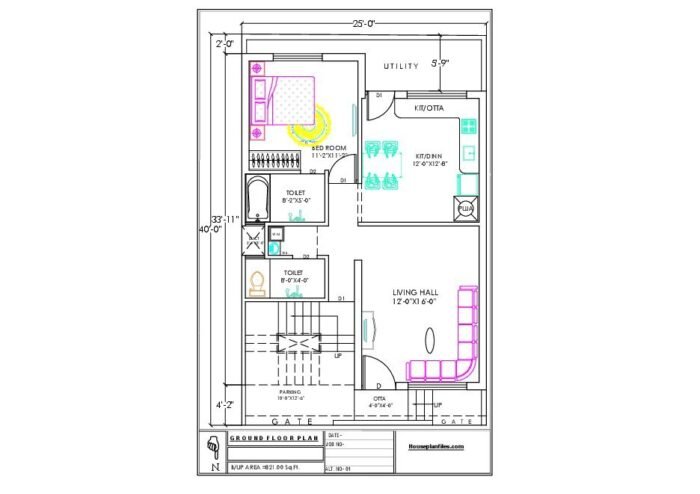 25 40 feet house plan