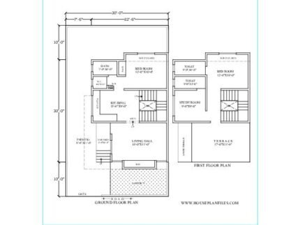 30 * 50 bunglow planning