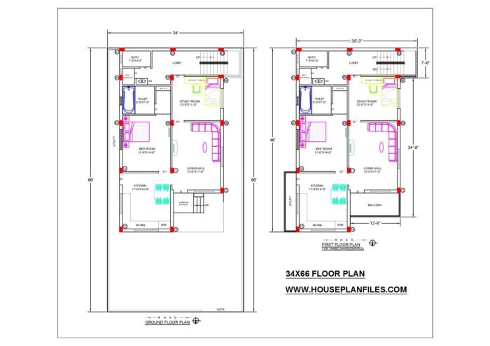 34 x 66 home design