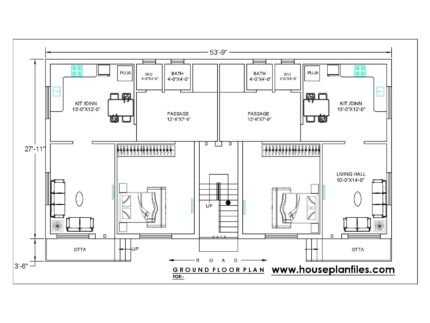 53 * 28 house plan same