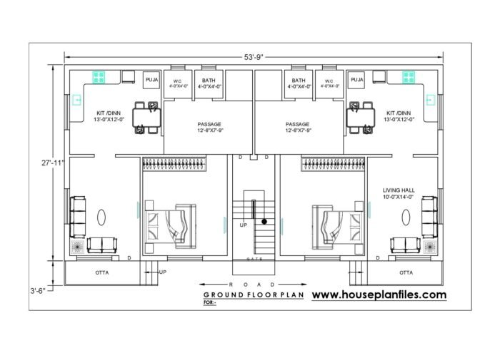 53 * 28 house plan same