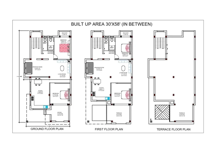 30x58 house plans