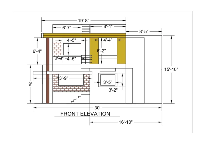 30 * 58 house plan