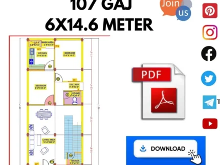 20 * 48 house plan