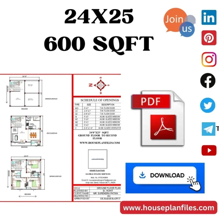 600 sqft house plan