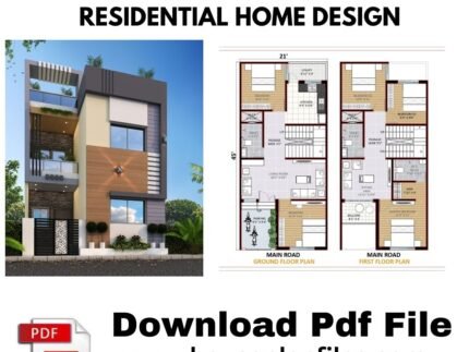 21 * 45 House plan