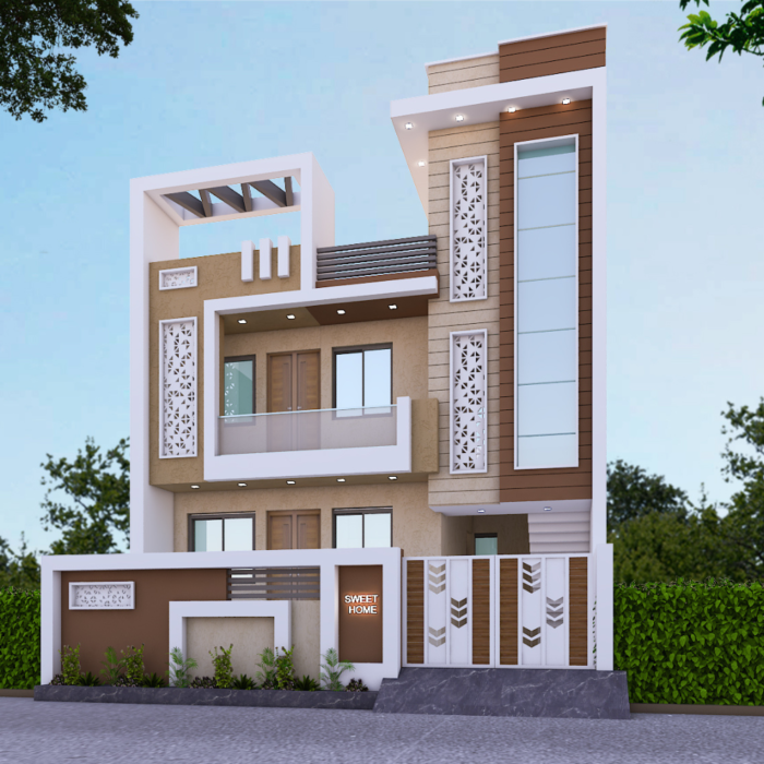 30 by 60 house plan 3d