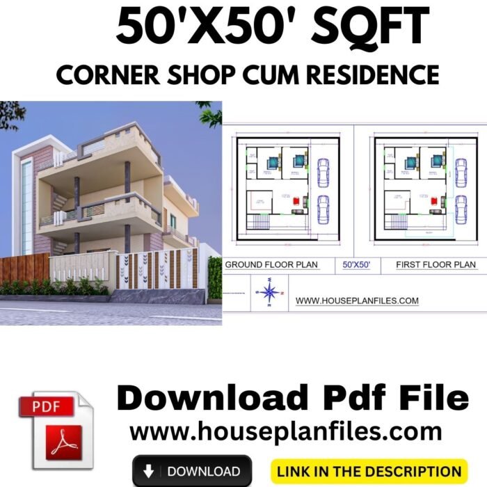 50 x 50 house plan